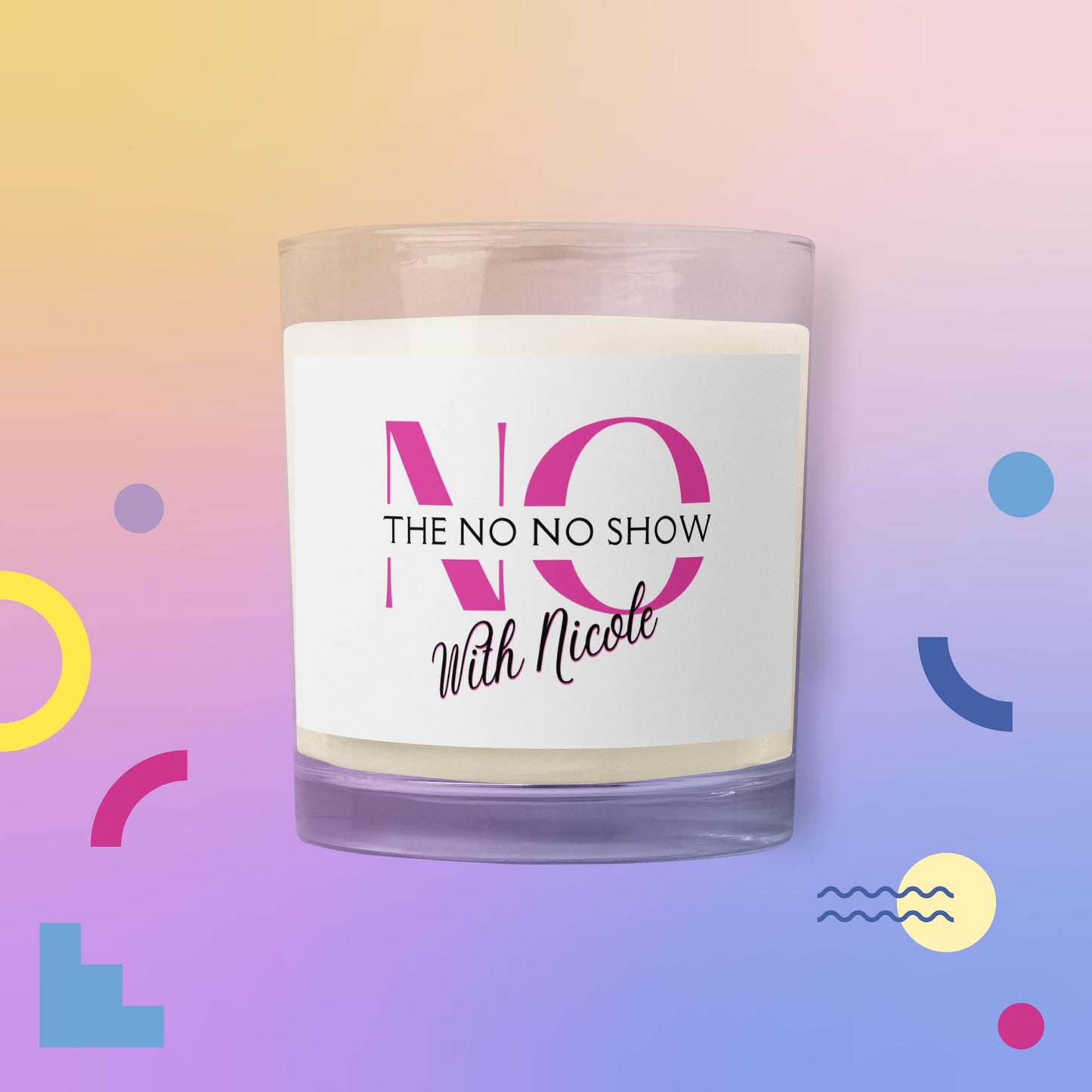 c - Wax candle - Glass jar soy